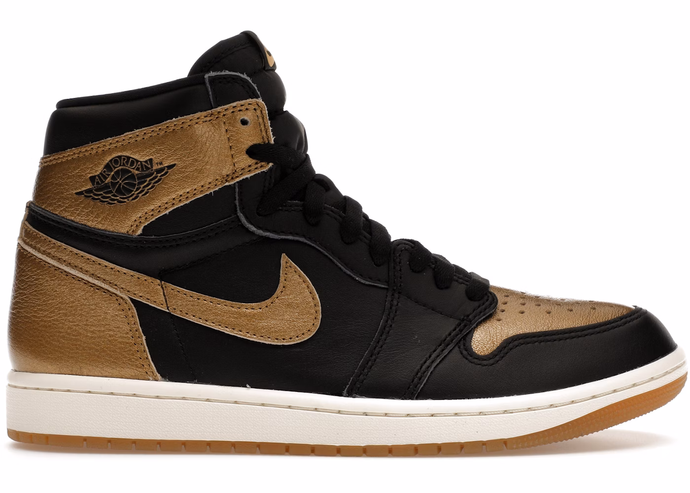 Air-Jordan-1-Retro-High-OG-Black-Metallic-Gold-Product Jordan 1 Retro Gold Black